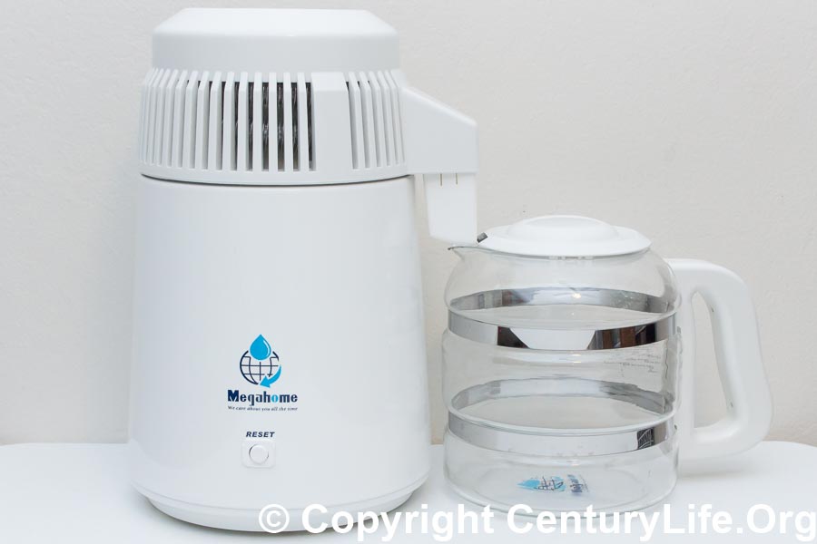 In-Depth Product Review: Megahome Countertop Water Distiller, Glass  Collection (White Enamel or Stainless Steel Finish)